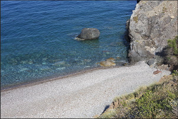 Fyri Amnos beach, south east coast near the village of Kalamos