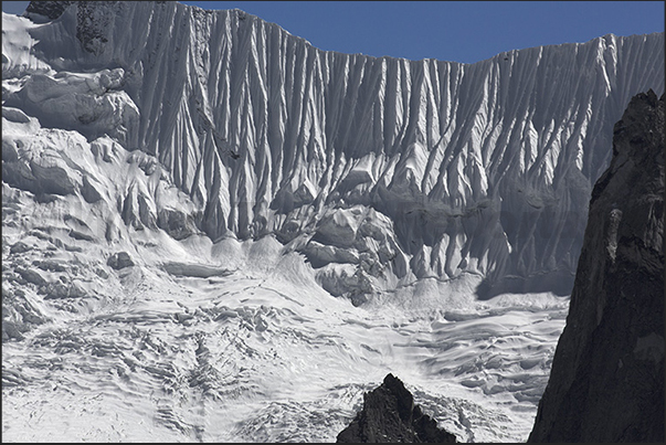 Mount Peak 38 glacier also called Shar Tse (7591 m)