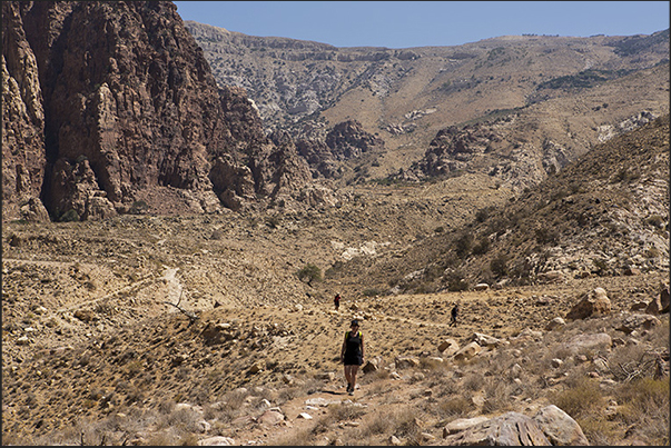Dana Biosphere Reserve. Upper part of the reserve on the trail to Feynan