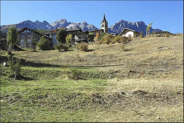 Chateau Beaulard alpine village (1387 m)