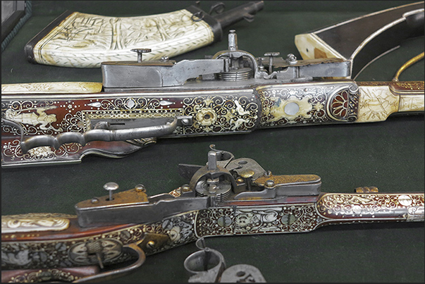 Royal Armoury. Collection of medieval weapons, weapons of the Napoleonic period and arms of the Sabaudian Sovereigns