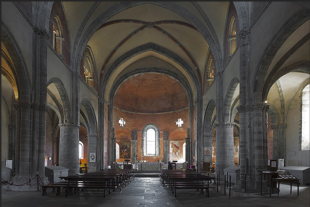 The church of the abbey of Sacra of San Michele