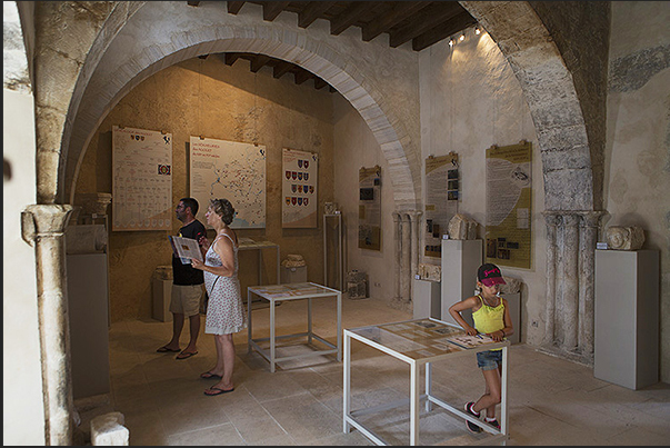 Simiane la Rotonde. Des Agoult Castle. Exhibition hall open to internationally renowned artists