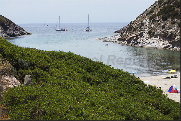 Island of Saint Antioco. Cala Sapone beach on the south west coast of the island