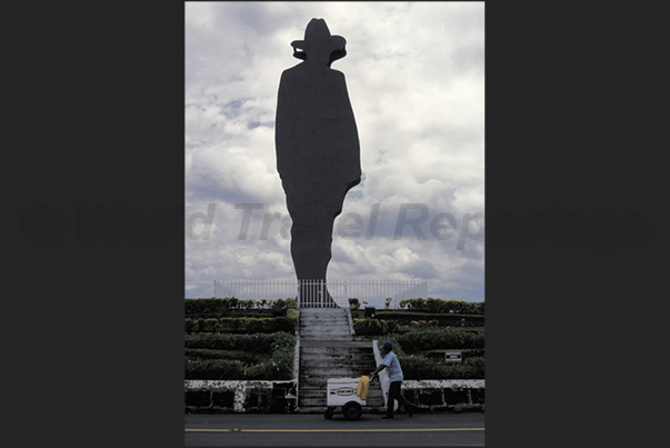 Managua. Monument to Sandino, symbol of the Sandinista Front of National Liberation
