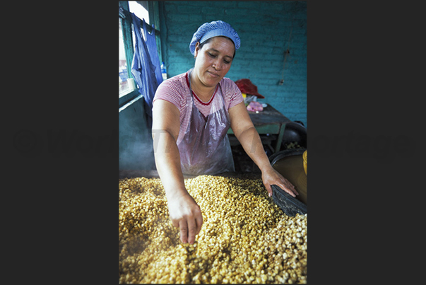 City of Leon. Corn is a fundamental element of Nicaraguan cuisine