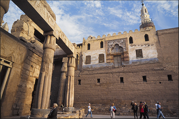 City of Edfu. Horus Temple. Interior of the temple