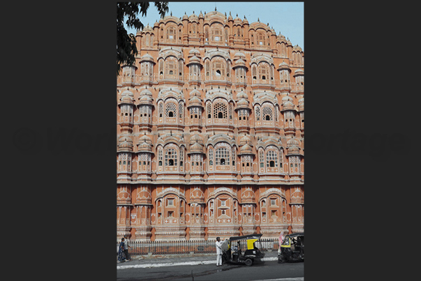 City of Jaipur. Hava Mahal, the Palace of the Winds