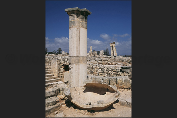 Archaeological site of Kourion. Ruins of Apollo Temple