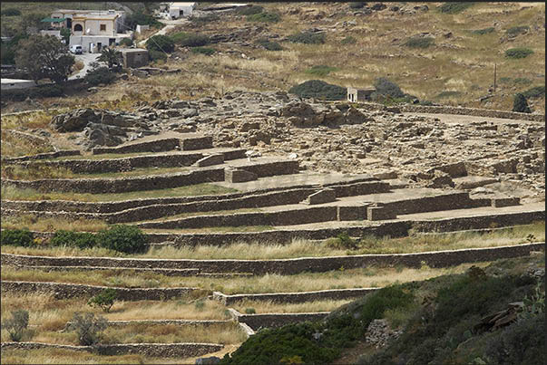 Archaeological site above the village of Yalos