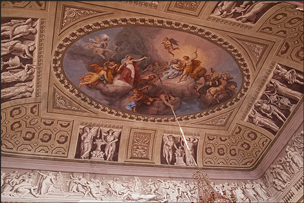 The ceiling of Santa Claus room