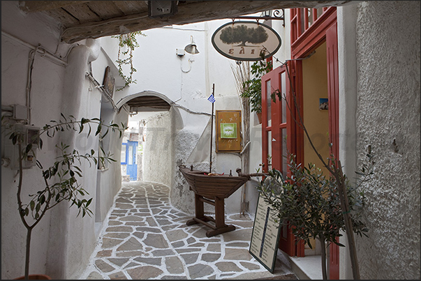 Along the alleys in the historic center there are shops and restaurants where you can taste typical dishes