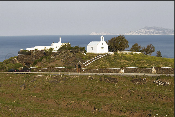 Small votive churches are frequent along the coasts and inside the island