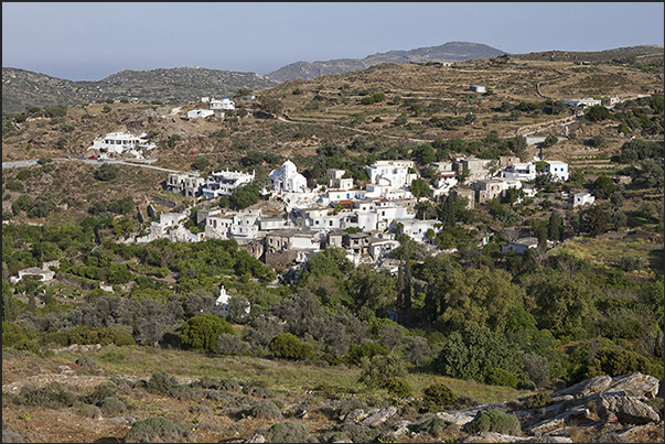 High part of the hills of Apollonia town on the northern tip of the island
