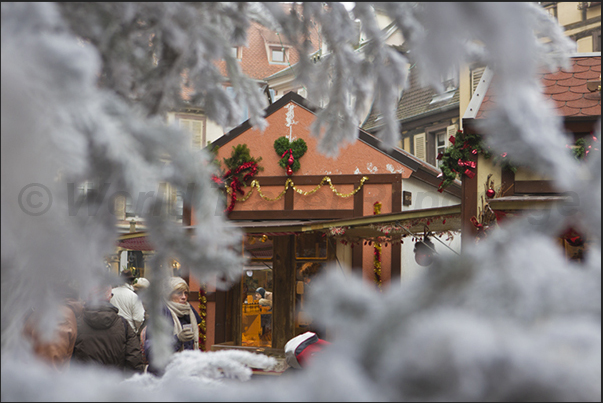 Colmar. The Christmas Market, are in many square in town and also along the canals