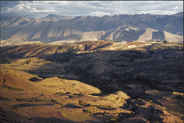 Chinchero plateau between Cuzco and the Urubamba river valley