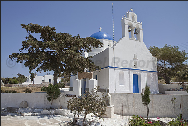 Church of Aghios Georghios in the village of Kato Horio the main village of the island