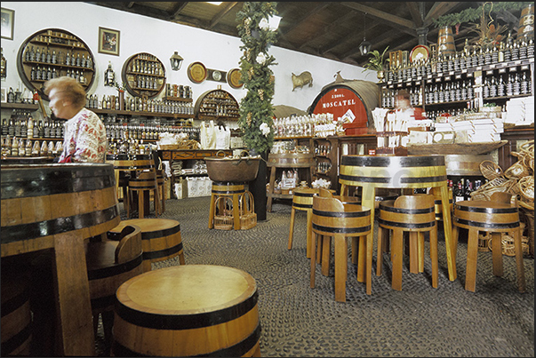 Funchal. Oliveira cellar to tastings and to buy the island wines