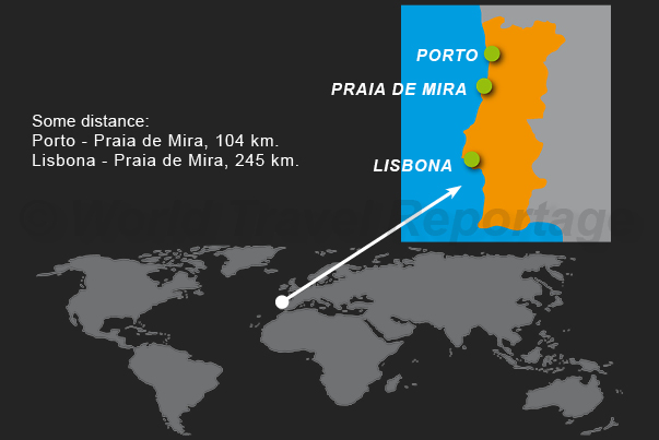 Where is Praia de Mira