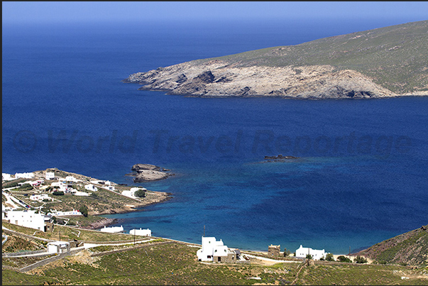 North coast. Entrance to Panormos Bay