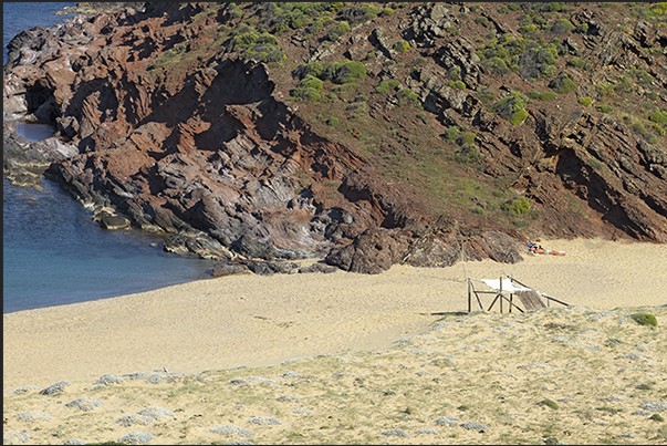 North coast. Aghios beach in Panormos bay