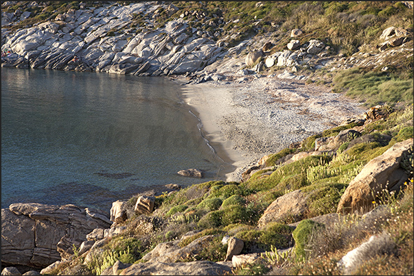 Kapari beach near Aghios Ioannis, western end of the island