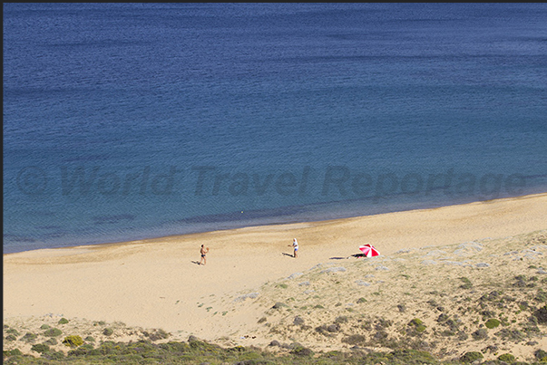 North coast. Aghios beach in Panormos bay