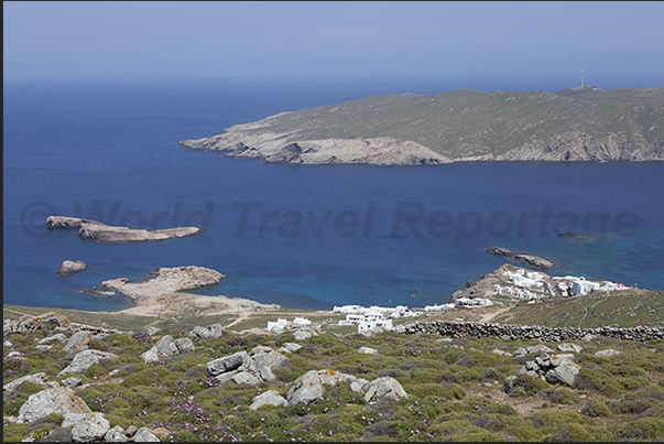 North coast. Entrance to Panormos Bay