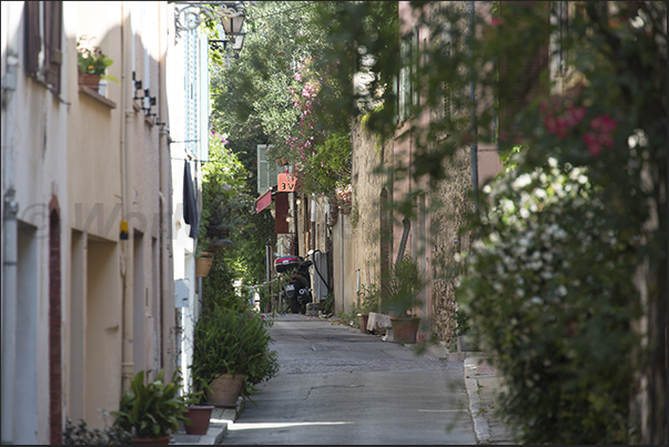 Rue de la Liberté, the north-south street on the west side of the village