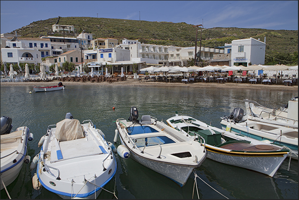 North-East coast. Port of Loutra