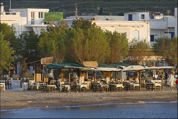 West coast. The village of Merichas, the port of arrival of the ferries