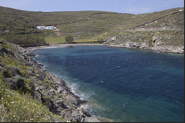 North eastern coast. Bay between Agia Eirini and Loutra