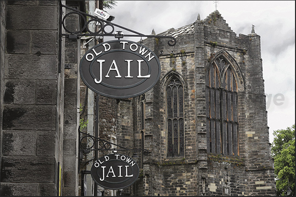 Stirling old town, the imposing church of Holy Rude in St. John Street