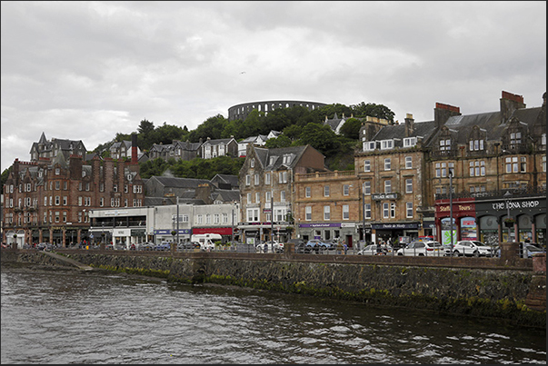 The seafront of the town of Oban