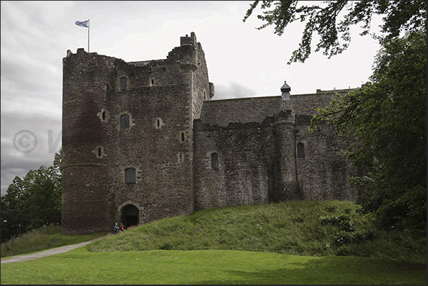 Doune Castle (14th century) in the small village of the same name