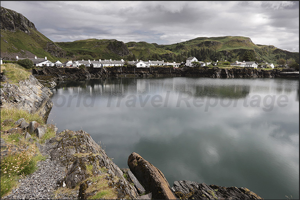 The fishing village of Ellenabeich on the island of the same name