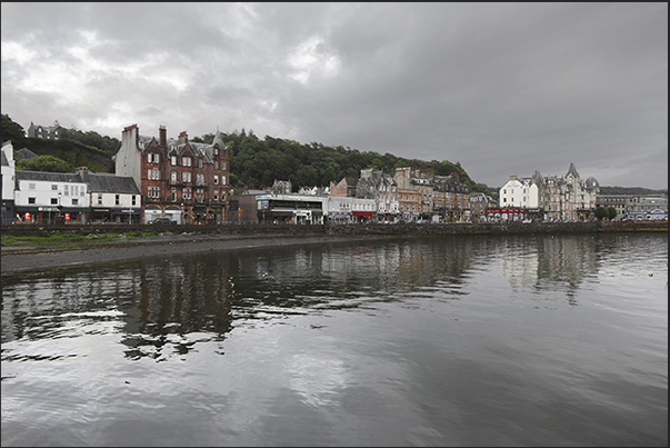 The seafront of the town of Oban