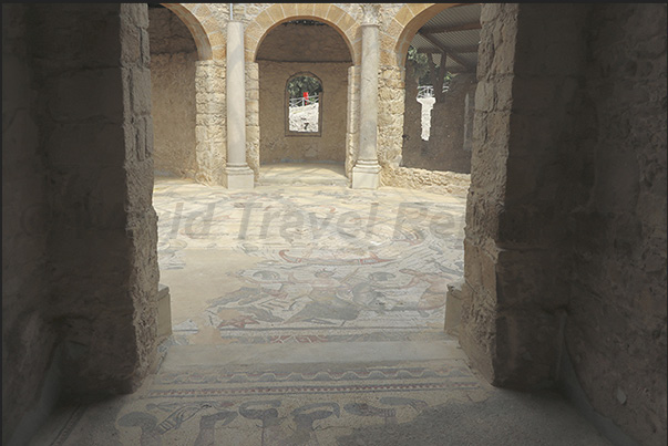 Polygonal entrance to the villa Polygonal entrance to the villa