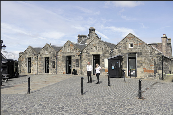 Craft and typical product shops in the castle square