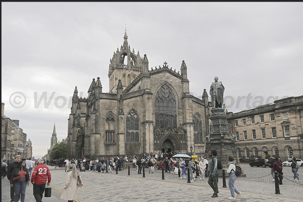 Saint Giles Cathedral in Lawnmarket Street