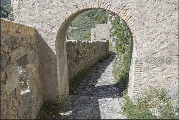 Along the way up you pass several gates protecting the fortress