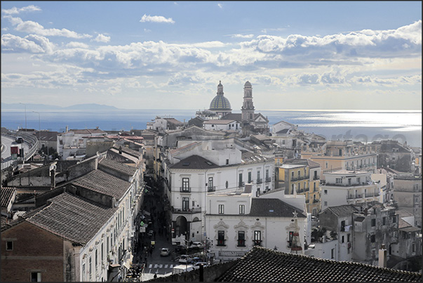 The town of Vietri at the southern of Amalfitana Coast