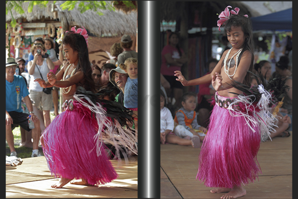 Punanga Nui market, it is also time to party with performances of traditional music and dance performed in the square