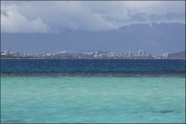The town of Noumea, view from the lagoon