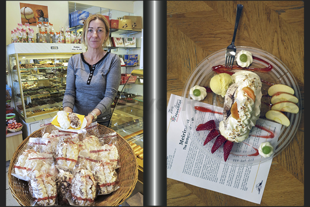 Erika Frutinger, the owner of the Frutal Meringues, the place where you can taste the real meringue