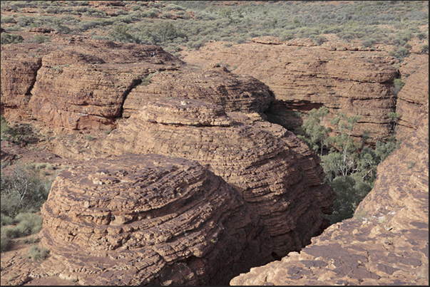 Watarrka National Park, secondary canyons in the Kings Canyon area