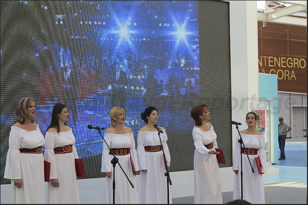 Show of traditional songs of Montenegro