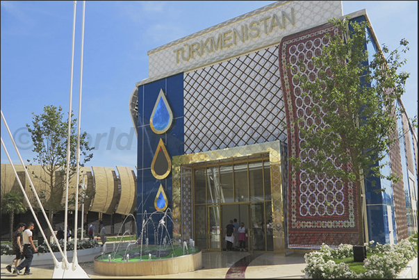 The Turkmenistan pavilion