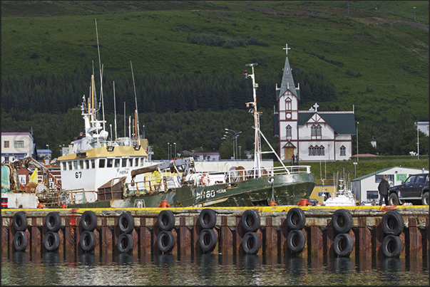 Country of Husavik. An important center for whale watching