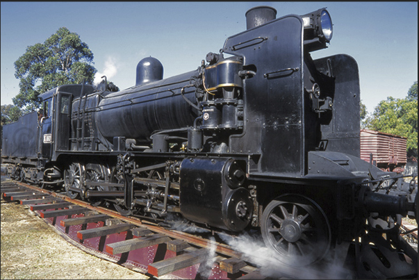 Goldfields Railways. The locomotive is ready